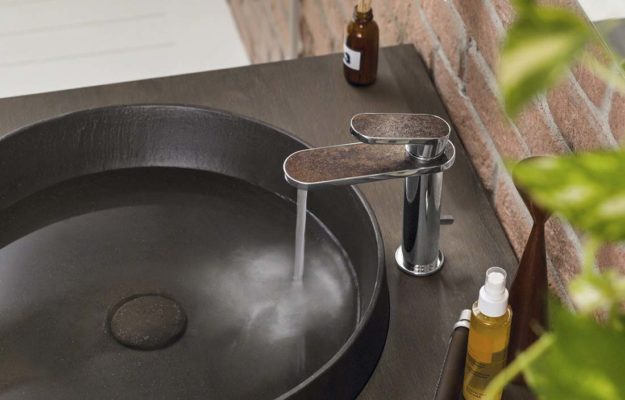 Collezione Dress - Miscelatore Lavabo Laminato Corten