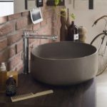 Collezione Dress - Miscelatore Lavabo alto Laminato Corten