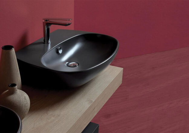 Collezione Vignoni Lavabo appoggio nero